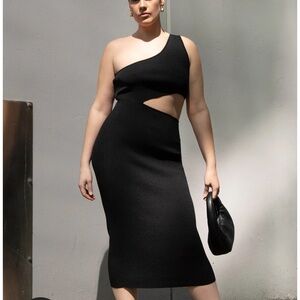 OAK + FORT Black Knit Garment